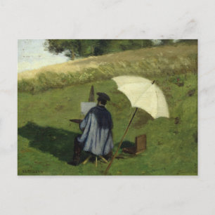 Carte Postale Desire Dubois Peinture en plein air, vers 1852