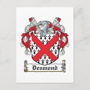 Carte Postale Desmond Family Crest