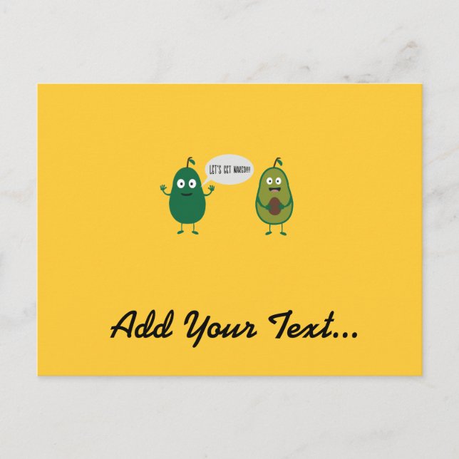 Carte Postale désoeuvrée à l'avocat fou (Devant)