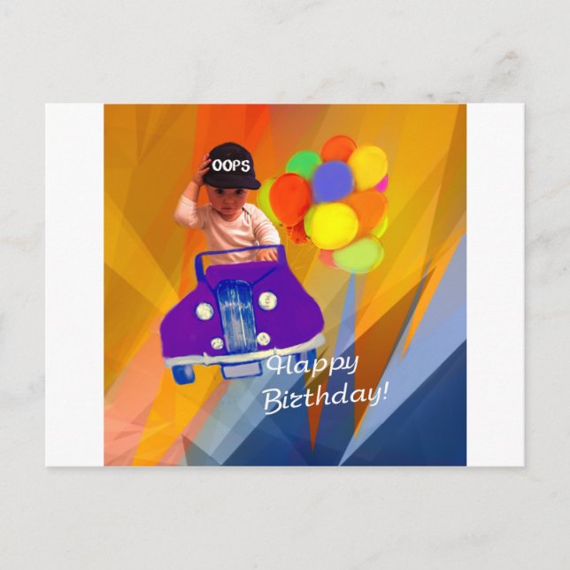 Carte Postale Désolé d'avoir oublié ton anniversaire. (Devant)