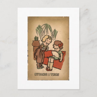 Carte Postale Dessin animé drôle de dentiste vintage C'est des o