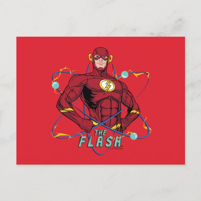 Carte Postale Dessin animé Flash Graphique Atomique (Devant)