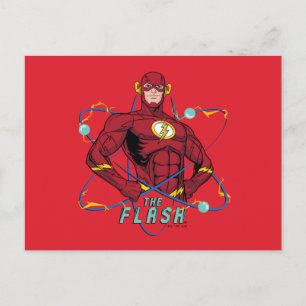 Carte Postale Dessin animé Flash Graphique Atomique