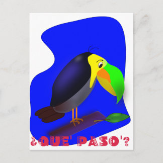 Carte Postale Dessin coloré Toucan