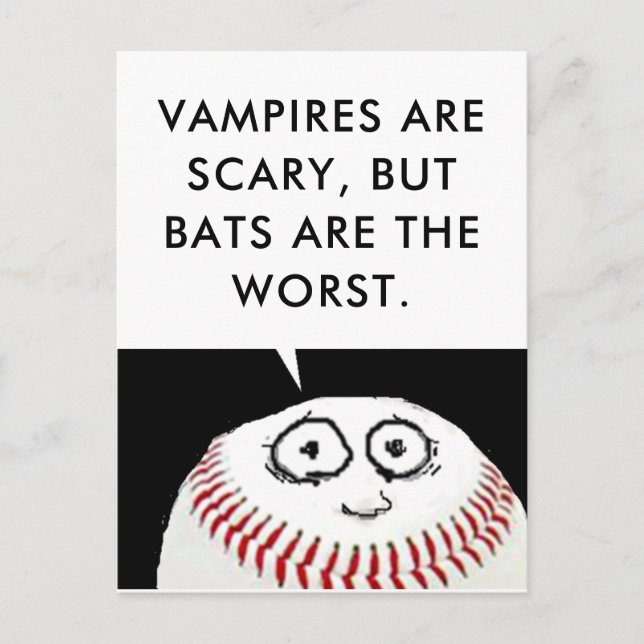 Carte Postale Dessin de baseball (Devant)