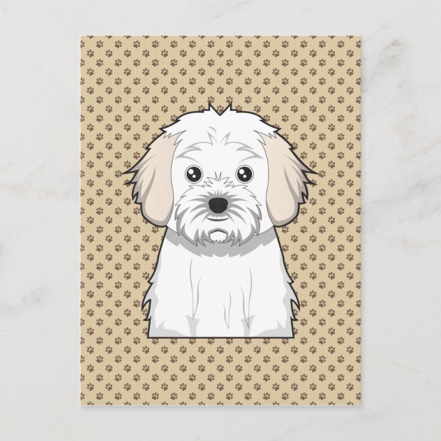 Carte Postale Dessin de Cavachon (Devant)