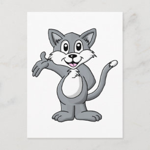 Carte Postale Dessin de chat