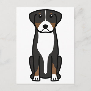 Carte Postale Dessin de Chien de Montagne