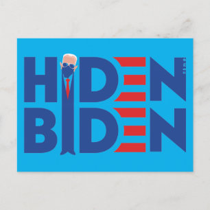 Carte Postale Dessin de Hiden Biden