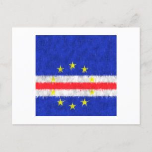 Carte Postale Dessin de peinture à l'huile du Cambodge