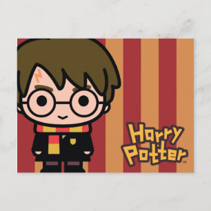 Carte Postale Dessin de personnage de cartoon Harry Potter