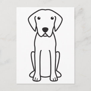 Carte Postale Dessin de Plott Dog