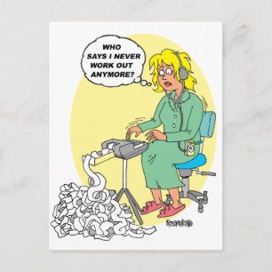 Carte Postale Dessin du sténographe