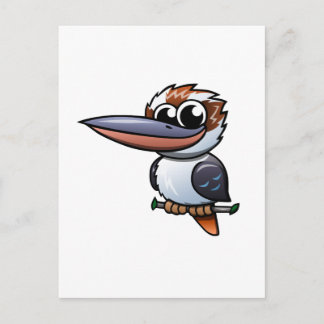 Carte Postale Dessin Kookaburra