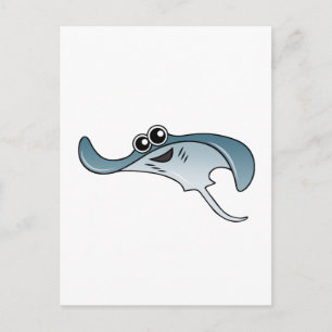 Carte Postale Dessin Stingray
