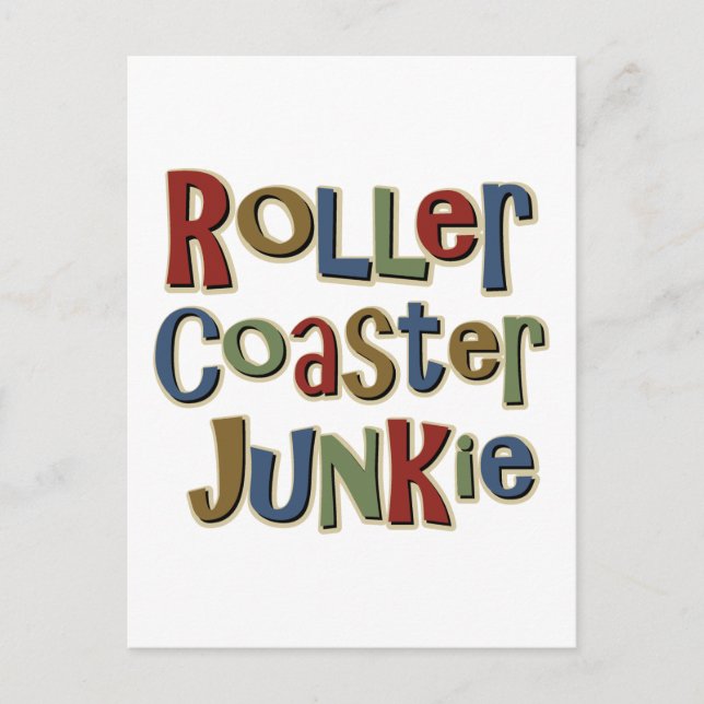 Carte Postale Dessous de verre à rouleaux Junkie (Devant)