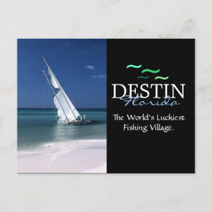 Carte Postale Destin Florida, Village de pêcheurs le plus chance