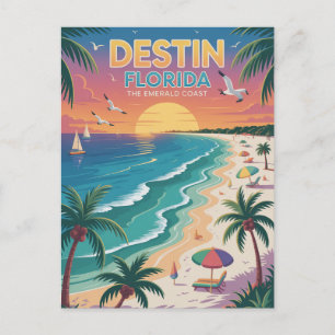 Carte Postale Destin Floride le village de pêche le plus chanceu