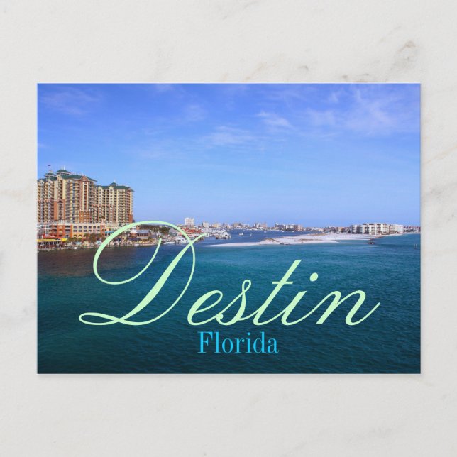 Carte Postale Destin, port de Floride Bay (Devant)