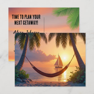 Carte Postale Destination des îles tropicales