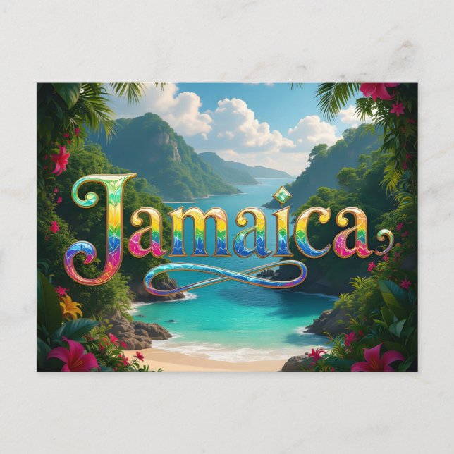 Carte Postale Destination jamaïque (Devant)