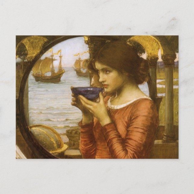 Carte Postale Destiny par John William Waterhouse (Devant)