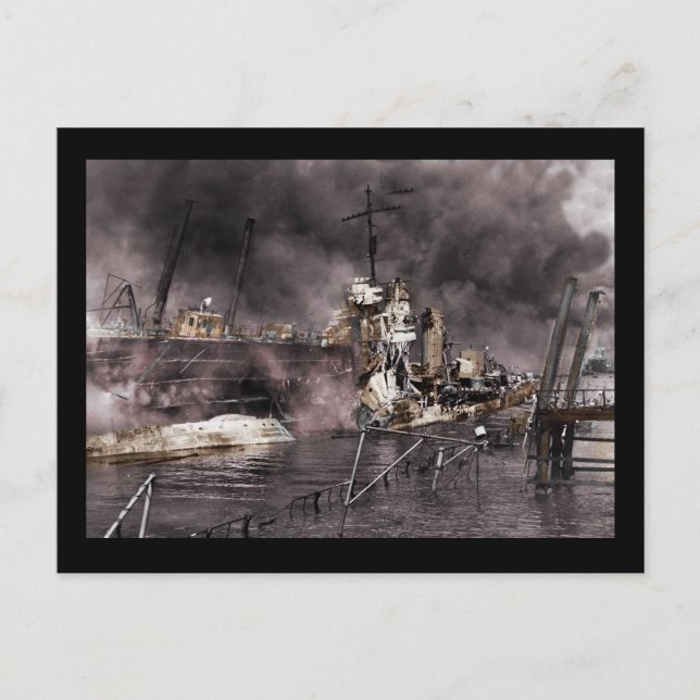 Carte Postale Destruction du navire (Devant)