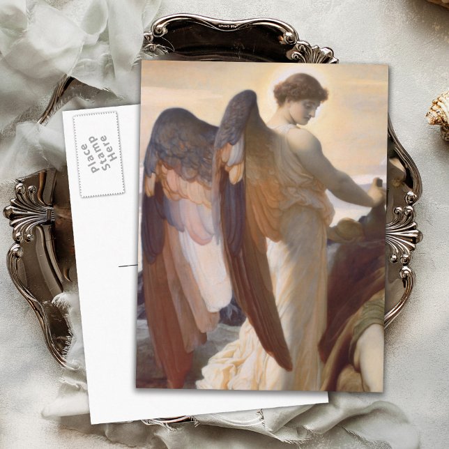 Carte Postale Détail d'ange, "Élijah dans la région sauvage " (Créateur téléchargé)