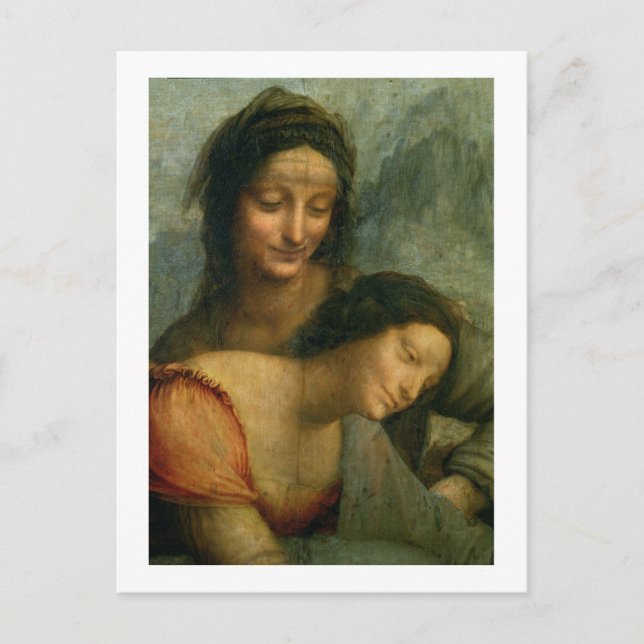 Carte Postale Détail de Virgin et St. Anne from The Virgin (Devant)