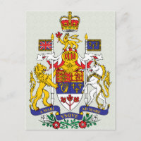 Détail des armoiries du Canada