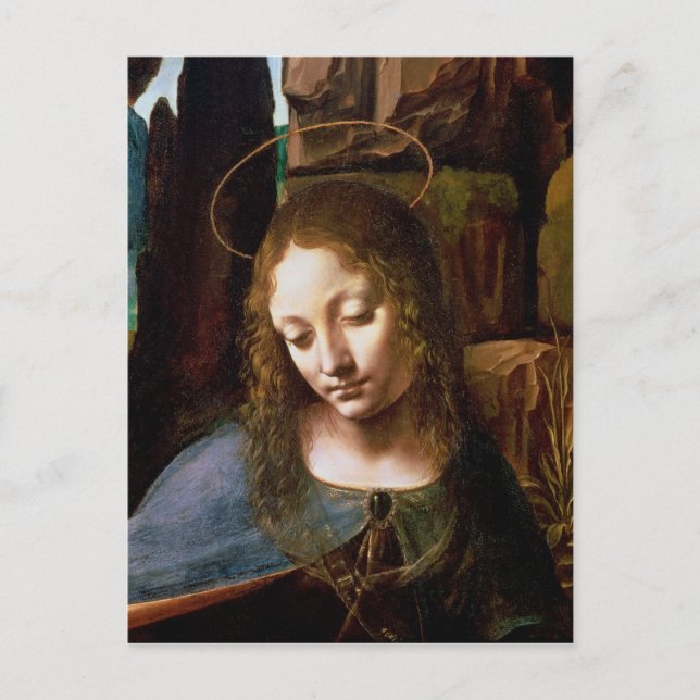 Carte Postale Détail du chef de la Vierge (Devant)