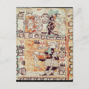 Carte Postale Détail d'un Codex Maya