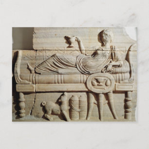 Carte Postale Détail d'un sarcophage