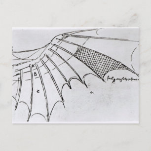 Carte Postale Détail d'une aile mécanique