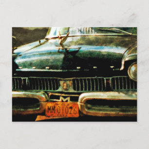 Carte Postale Détail Voitures anciennes à Cuba