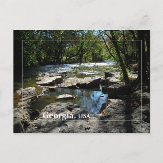 Carte postale d'état de la Géorgie