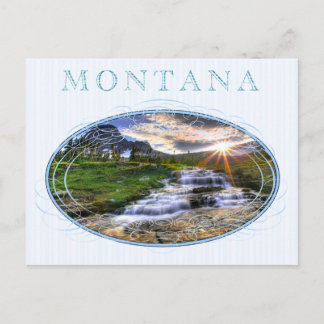 Carte postale d'état du Montana