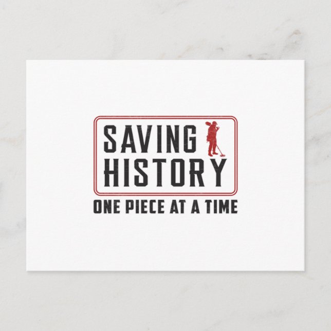 Carte Postale Détecteur Détectoriste Métal Détection Drôle Cadea (Devant)