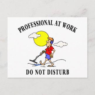 Carte Postale Détection des cadeaux métalliques