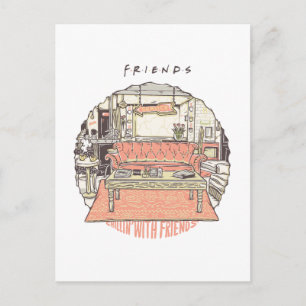Carte Postale Détente avec la série animée FRIENDS™