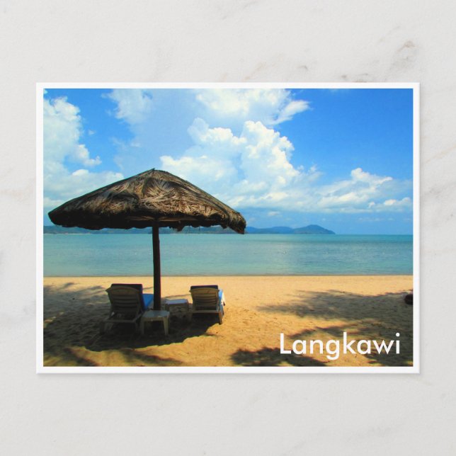 Carte Postale détente langkawi (Devant)