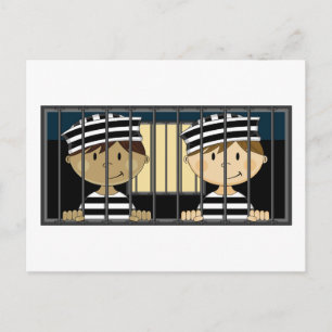 Carte Postale Détenus en prison