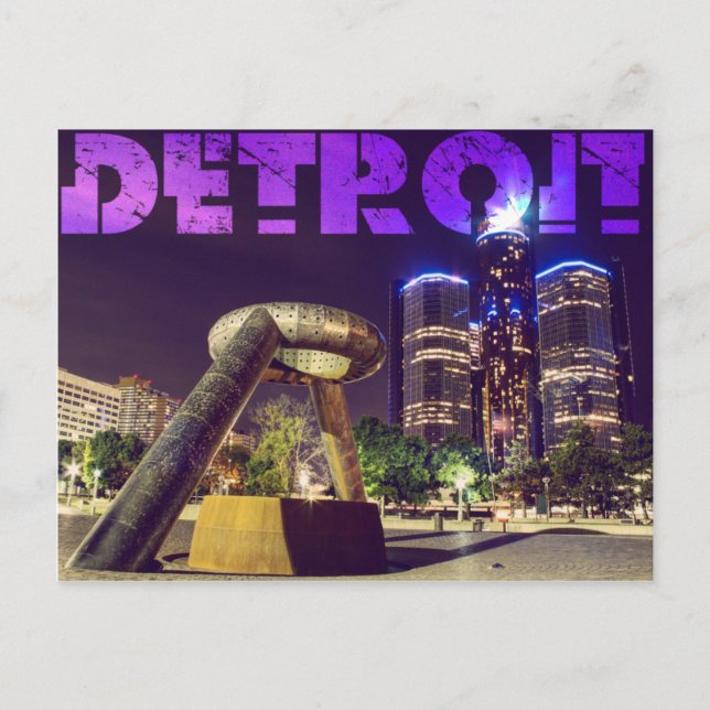 Carte postale Detroit (Devant)