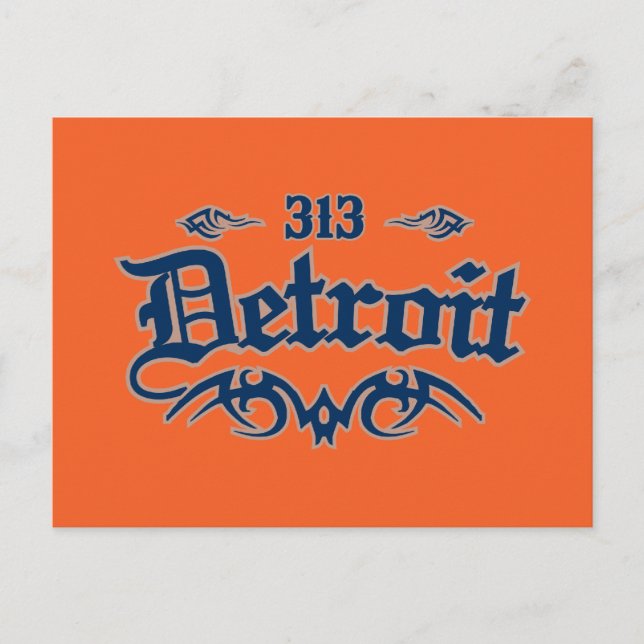 Carte Postale Détroit 313 (Devant)