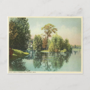 Carte Postale Détroit, lac à Palmer Park