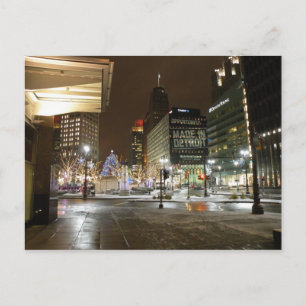 Carte postale Detroit Michigan