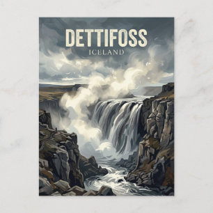 Carte Postale Dettifoss Islande