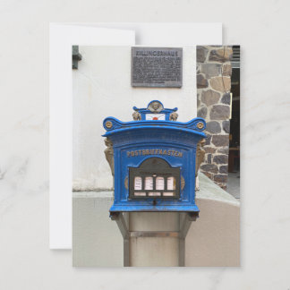 Carte Postale Deutsche Post (poste allemand) - Bleu