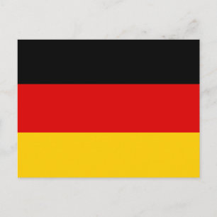 Carte Postale Deutschland Flagge Postkarte