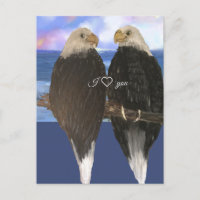 Deux aigles & modèle de texte personnalisé